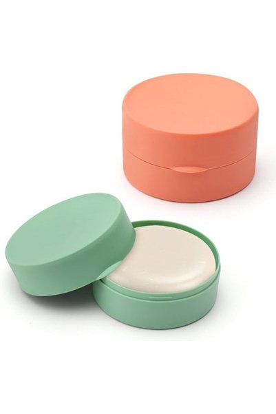 Morvena Picks Set de săpunuri de călătorie din plastic rotund din două piese ...