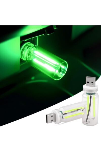 Morvena Picks Lampă USB 2 buc - mașină - lampă retro mașină reglabilă la atin...