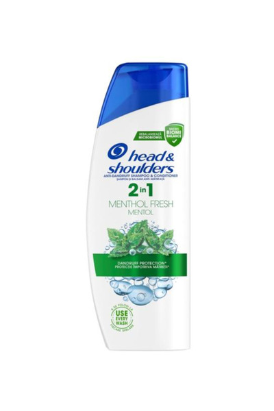 Head & Shoulders Σαμπόν Αντιπιτυριδικό Head&Shoulders 2 σε 1 με Μέντα, Φρέσκο...