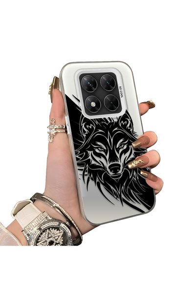 ucuc Xiaomi Poco X7 Compatible Hard Acrylic Back Silicone Edge Lens Protectio...