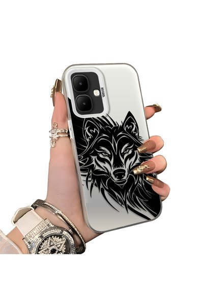 ucuc Infinix Smart 10 Compatible Hard Acrylic Back Silicone Edge Lens Protect...