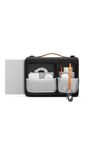 Tomtoc A42F3D1 16 حقيبة كمبيوتر محمول سوداء اللون من نوع Defender-A42