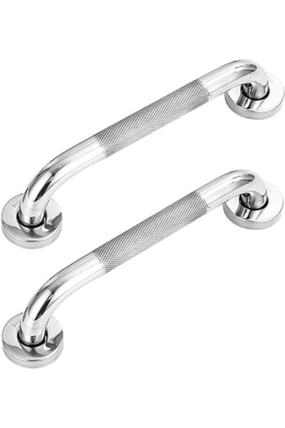 Morvena Picks Set 2 bare de prindere pentru baie din otel inoxidabil 304 - ma...