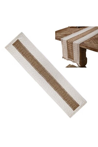 Morvena Picks Aler de masă Macrame - Față de masă cu ciucuri - Decorare pentr...