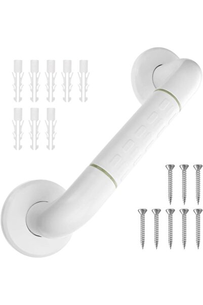 Morvena Picks Bară de prindere pentru baie, 30 cm, cu dungi reflectorizante, ...