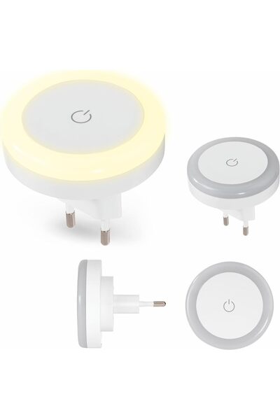 Morvena Picks Vecină cu LED cu comutator tactil (priză - lumină de noapte - v...