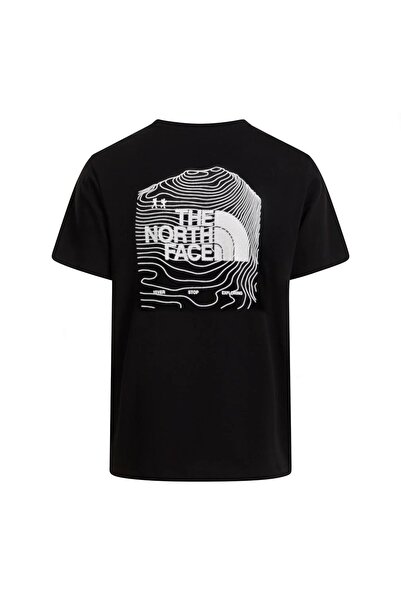 THE NORTH FACE Tricou bărbătesc cu mânecă scurtă, cu logo BITMAP și grafică, ...