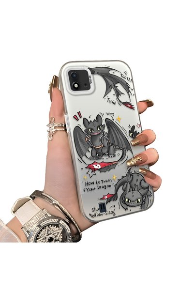 ucuc Realme C11 2021 Compatible Hard Acrylic Back Silicone Edge Lens Protecti...