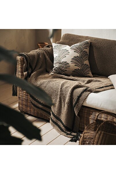 Gofis Home Throw Poema 239 Taupe-Dark Green Πολυθρόνα 140x180 cm