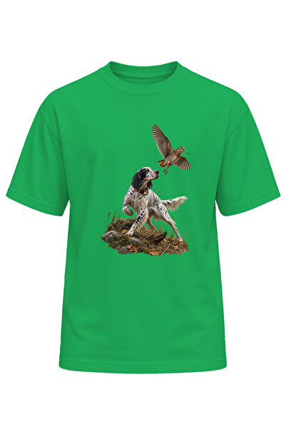 remonz Tricou Premium imprimat cu ilustrație Nature Camping Çulluk Setter