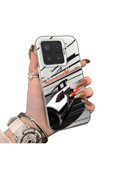 ucuc Xiaomi Mi 15 5g Compatible Stylish Racing Car Pattern Acrylic Back Panel...