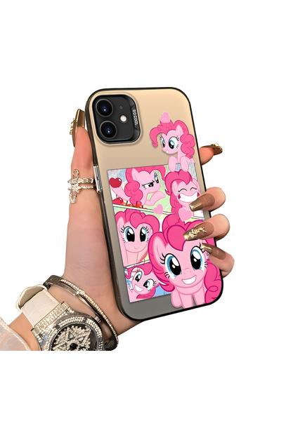 ucuc حافظة لهاتف آيفون 12 ميني متوافقة مع تصميم Pinkie Pie متعدد الوجوه مطبوع...