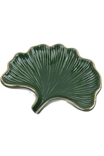 Morvena Picks Suport pentru săpun din ceramică cu scurgere – model frunze de ...