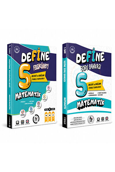 Fi Yayınları 5. Sınıf Define Matematik Seti Konu Anlatım Fasikül ve Soru Bank...