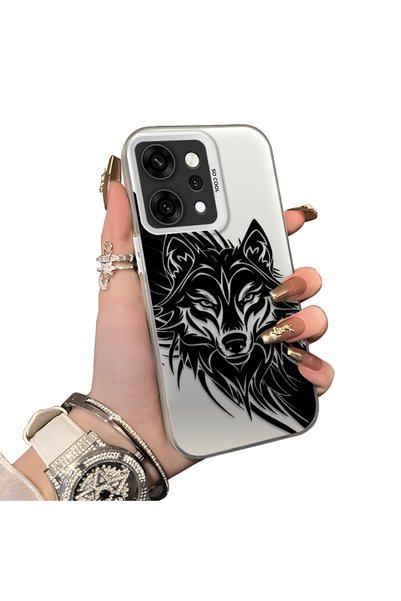 ucuc Oppo Reno14 Pro Compatible Hard Acrylic Back Silicone Edge Lens Protecti...