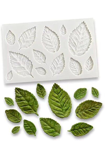 Siliko World Silicone Candle Mold Candy Dough Mold Multiple Leaf Mold