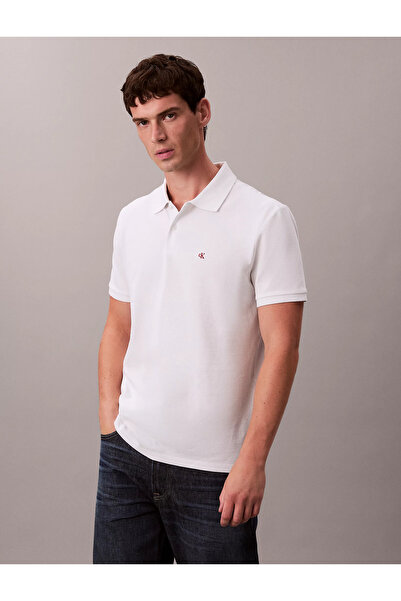 Calvin Klein Men's Organic Cotton Polo Collar Short Sleeve with Brand Logo St...