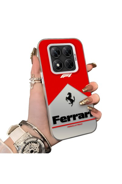 ucuc Xiaomi Poco X7 Compatible Stylish Racing Car Pattern Acrylic Back Panel ...