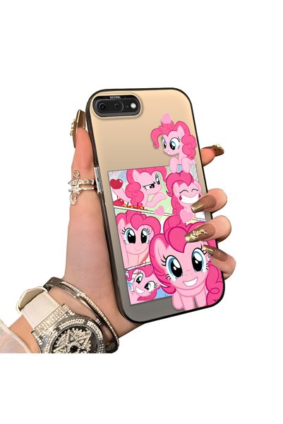 ucuc حافظة لهاتف آيفون 7 بلس/8 بلس متوافقة مع Pinkie Pie متعددة الوجوهات مطبو...