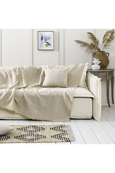 Nima Throw Benito Beige Τριθέσιο 180x300 cm