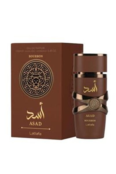 lattafa Apa de Parfum pentru Barbati - Perfumes EDP Asad Bourbon, 100 ml