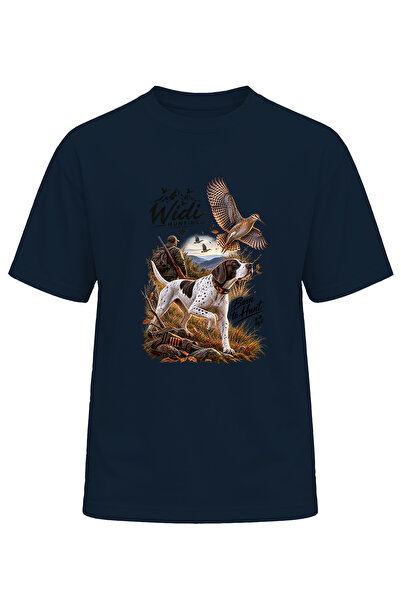 remonz Widi Collection Premium Hunting Pointer Printed Nature T-Shirt