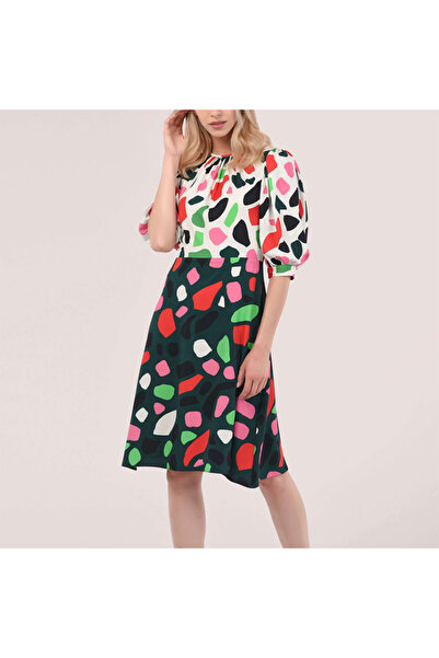 dorbe Women's Multicolor Abstract Dress