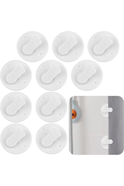 Morvena Picks 10 bucăți, cleme pentru perdele de duș, cleme pentru perdele, c...
