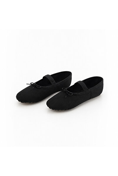 Generic Brand Black Canvas Ballet Shoes
