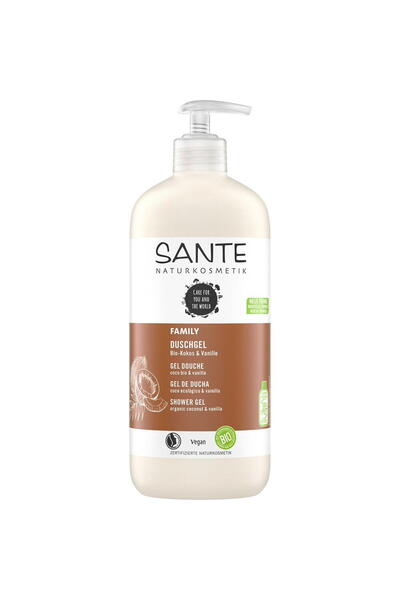 Sante Gel de Dus Bio cu Cocos si Vanilie 500ml