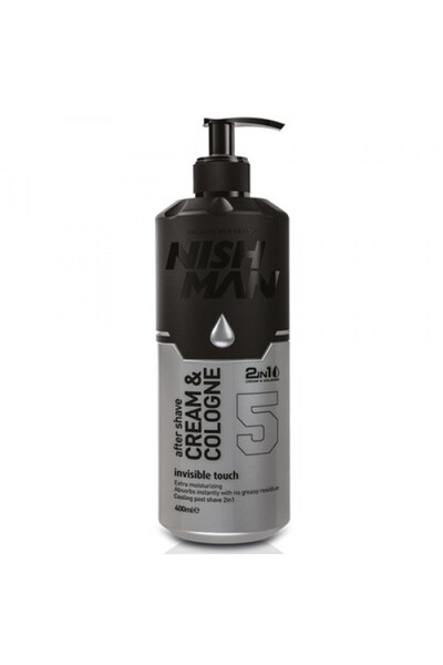 NISHMAN Cremă după ras Invisible Touch 5 200 ml, Cremă și Apă de colonie