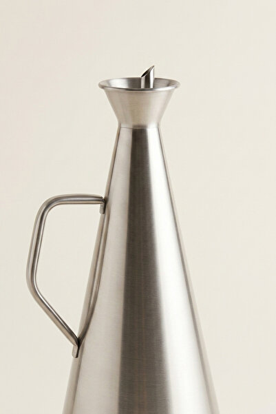 Sevinse Home OLEA Paslanmaz Çelik Sıvı Yağdanlık 1 Litre – 1000 ml, 13 × 25 cm