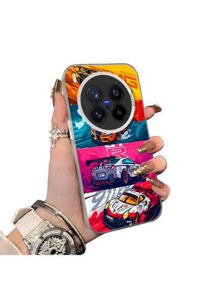 ucuc Stylish Case for Vivo X300 Pro Gtr Racing Car Theme Hard Acrylic Back So...