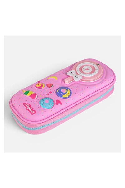 OEM Penar școlar pentru copii, roz, model 3D, 22x5.5x11cm – organizare ușoară...