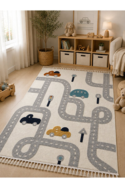 Quincey Kids Dokuma Taban Kabartmalı/ Çocuk-Genç Odası Halısı