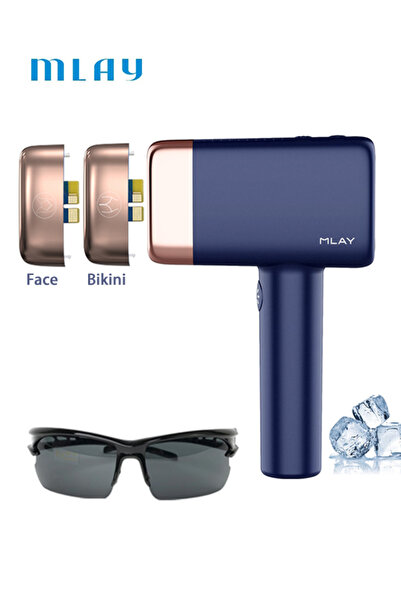 Mlay T14 Laser Painless Fast Hair Removal 3℃ Cold Compress 500000 Pulses Carr...