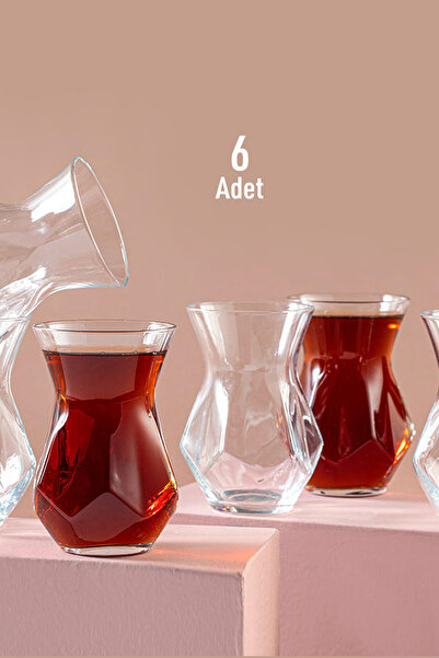 Genel Markalar Lavinya 6 Adet Cam Çay Bardağı RYG 9078