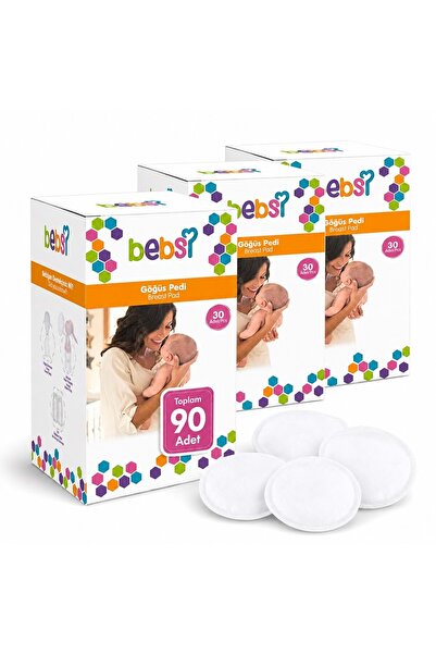Bebsi Breast Pads (30 Pieces) Economic Pack 90 Pieces (3Pk*30)