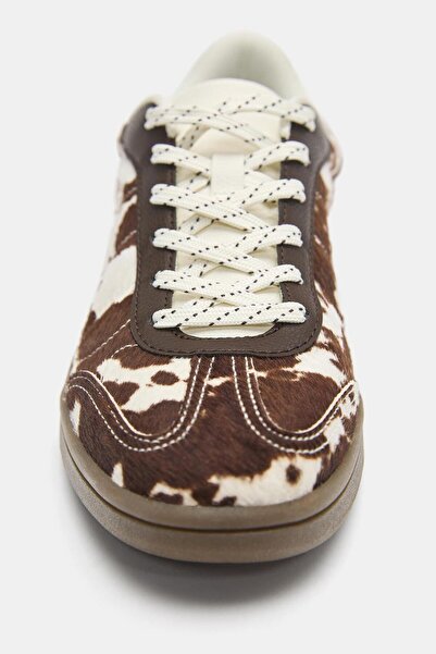 Butik Allbucks Pull *Bear Animal Pattern Real Genuine Leather Sports Shoes Sn...