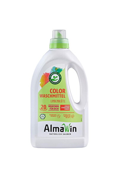 Almawin Detergent Lichid pentru Rufe Colorate cu Parfum din Flori de Tei 1.5L