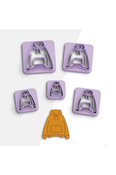 flament aşk Sweatshirt Polymer Clay Cutting Mold, Earring Mold, Cookie Mold, ...