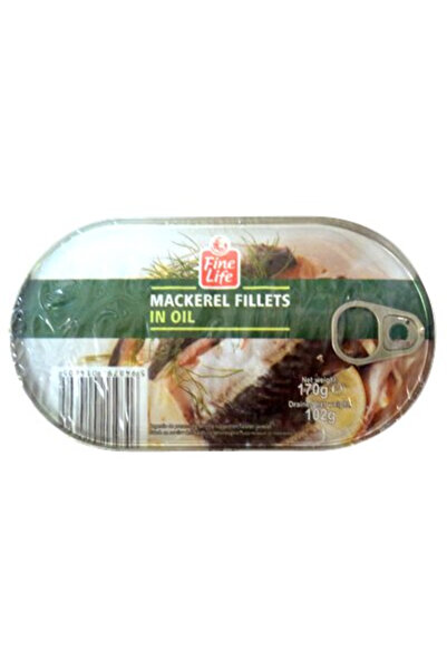 Fine Life File de macrou în ulei, Fine Life, 3 x 170 g