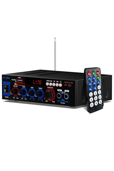BTI Amplificator Bluetooth, Putere de vârf 800 W, Audio Stereo Hifi Bluetooth...