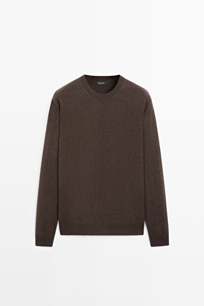 Massimo Dutti Yün karışımlı bisiklet yaka triko kazak