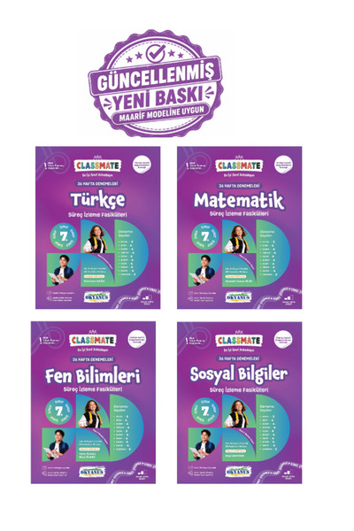 Okyanus Yayıncılık Okyanus Yayınları 7.Sınıf Türkçe- Matematik - Fen Bilimler...