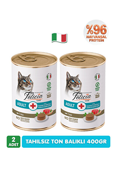 Felicia %97 Proteinli Tahılsız Ton Balıklı Ezme Yetişkin Kedi Konserve Maması...