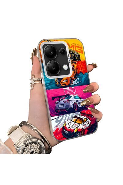 ucuc Stylish Case for Xiaomi Poco M6 Pro 4g Gtr Racing Car Themed Hard Acryli...