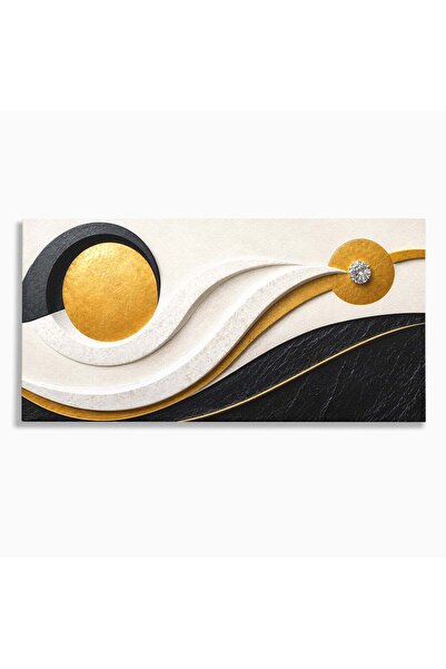 Luxcanva Tablou Canvas Armonie Abstracta 120x60 cm pe Sasiu Lemn Abstract Mod...