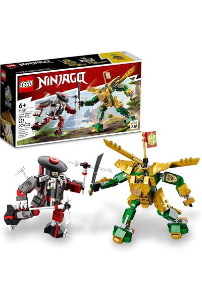 LEGO Lloyd's Mech Battle EVO Model Building Set 71781 from Ninjago for Kids B...