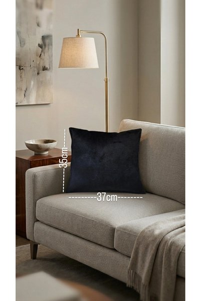 Zümrüdüanka Handmade Decorative Beaded Cushion Made from Hand-Feathered Yarn